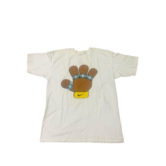 Vintage Nike “Championship Rings” Five-Finger Glove T-Shirt - Picture 1 of 2